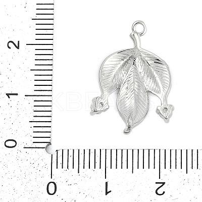 Brass Micro Pave Cubic Zirconia Pendants KK-Q026-21P-1