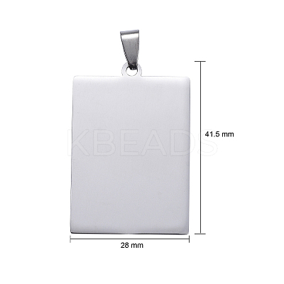 Tarnish Resistant 304 Stainless Steel Big Pendants LS-STAS-I140-26S-1