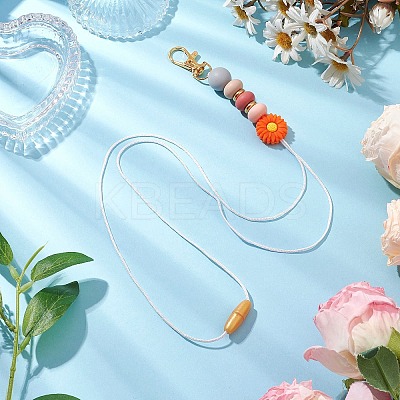 Alloy and Silicone and Stainless Steel Pendant Decorations HJEW-JM03021-03-1