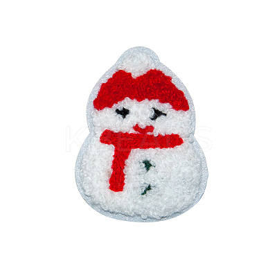 Christmas Theme Computerized Embroidery Cloth Iron on/Sew on Patches XMAS-PW0001-094D-1