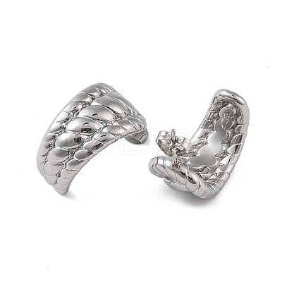 304 Stainless Steel Earrings EJEW-O004-18P-1