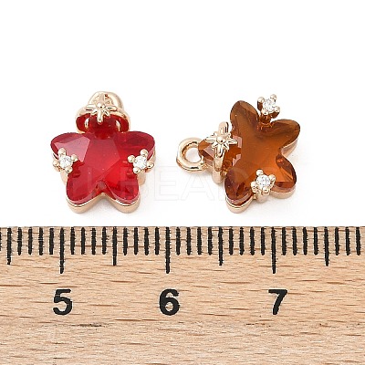 Brass Glass Pendants KK-D291-04KCG-1