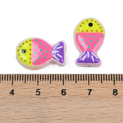 Baking Paint Glass Beads LAMP-F036-02C-1
