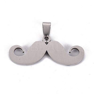201 Stainless Steel Enamel Pendants STAS-S110-075L-1