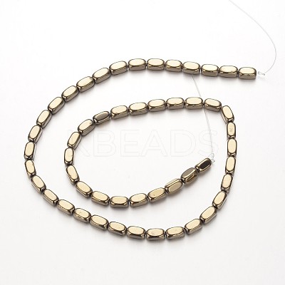 Electroplate Non-magnetic Synthetic Hematite Bead Strands G-F300-40B-1