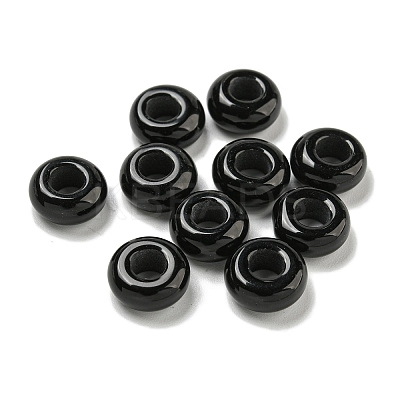 Natural Black Stone Beads X-G-Q173-03A-16-1