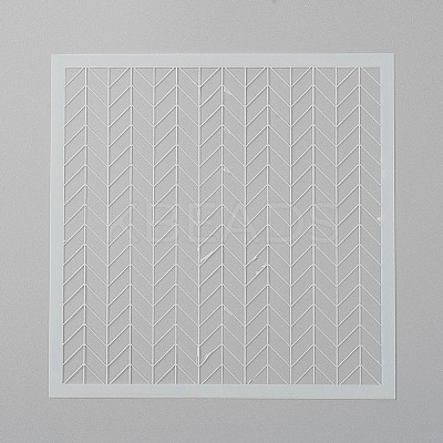 Geometric Plastic Reusable Painting Stencils DIY-E021-02I-1