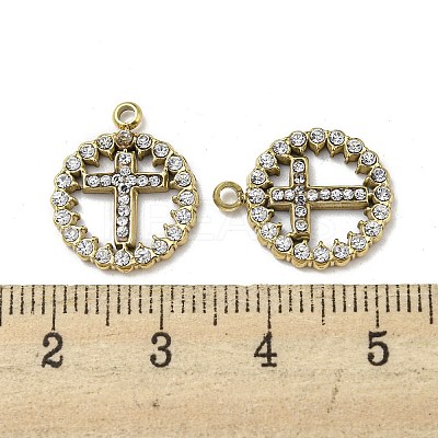 304 Stainless Steel Pendants STAS-L022-047G-1