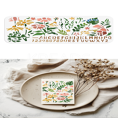 PET Hollow Out Drawing Painting Stencils DIY-WH0626-010-1