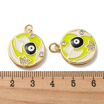 Real 18K Gold Plated Brass Pendants KK-L209-009G-01-1