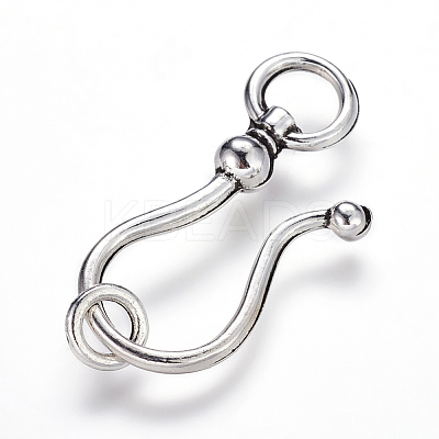Tibetan Style S Hook Clasps X-LF5091Y-1