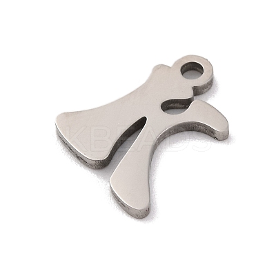 Non-Tarnish 201 Stainless Steel Charms STAS-U016-01P-K-1