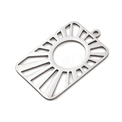 201 Stainless Steel Pendants STAS-I362-01P-04-1