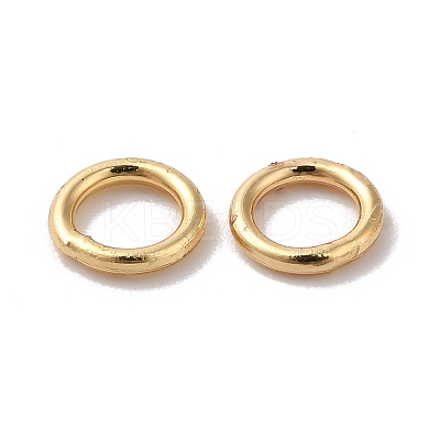 Brass Soldered Closed Jump Rings KK-G465-26G-1