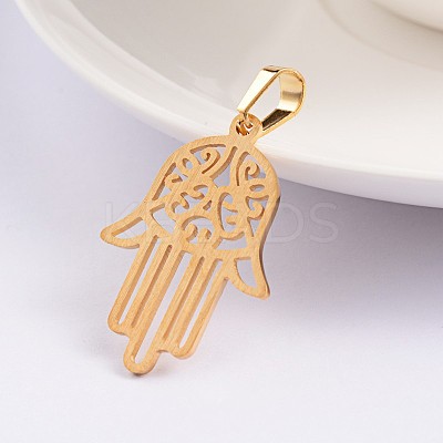Ion Plating(IP) 304 Stainless Steel Pendants STAS-K162-018G-1
