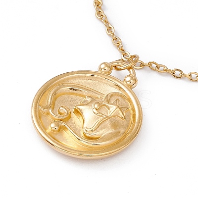 Ion Plating(IP) 304 Stainless Steel Pendant Necklace for Men Women STAS-H169-01I-1