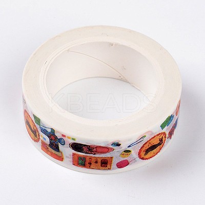 Fleeting Time Pattern DIY Scrapbook Decorative Paper Tapes DIY-I007-07-1