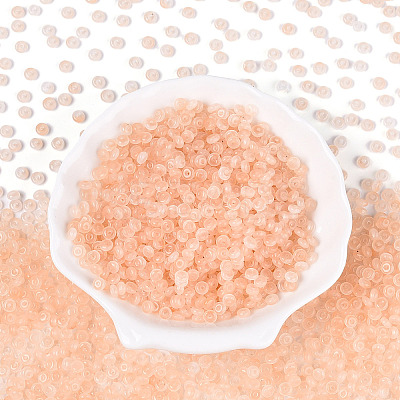 Baking Paint Glass Seed Beads GLAA-T023-43K-1