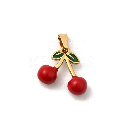 304 Stainless Steel Enamel Pendants STAS-Z158-02G-01-1