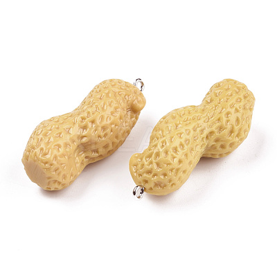 Opaque Resin Pendants RESI-N021-31A-1