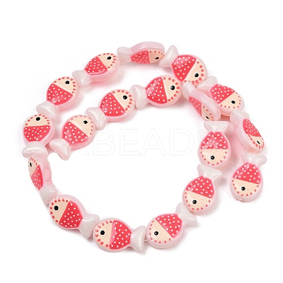 Baking Paint Glass Beads LAMP-F036-02F-1