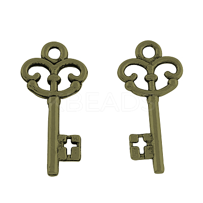 Tibetan Style Alloy Pendants TIBEP-1032-AB-FF-1