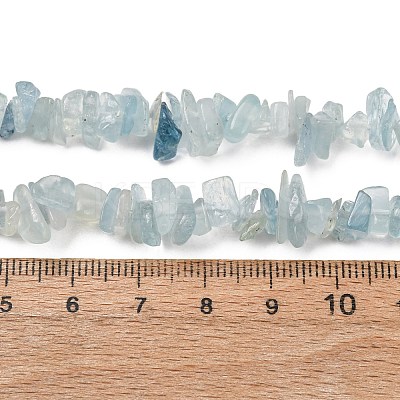 Natural Aquamarine Beads Strands G-E271-96A-01-1