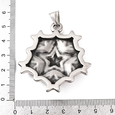316 Surgical Stainless Steel Big Pendants STAS-Z073-10AS-1