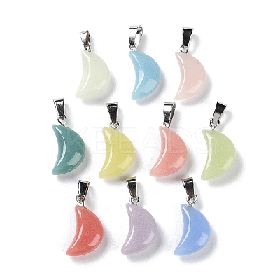 Synthetic Noctilucent Stone/Luminous Stone Pendants G-Z054-02A-1