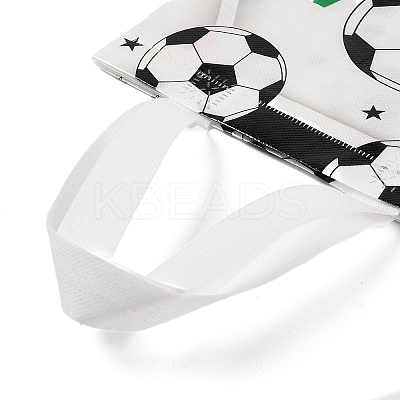 Football Printed Non-Woven Waterproof Tote Bags LS-ABAG-P012-B01-1