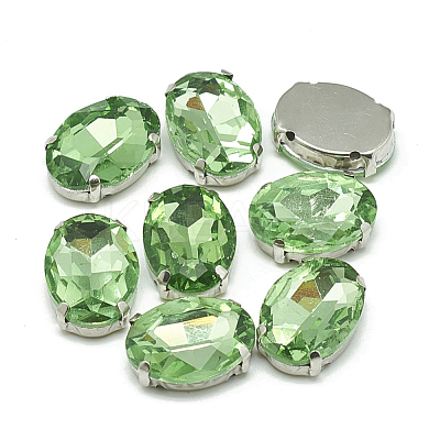 Sew on Rhinestone RGLA-T091-6x8mm-19P-1