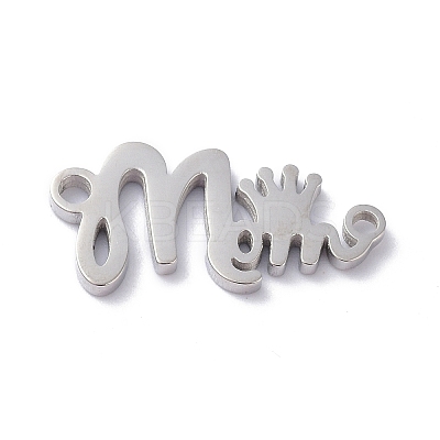Mother's Day Non-Tarnish 304 Stainless Steel Pendants LS-STAS-C035-01P-1