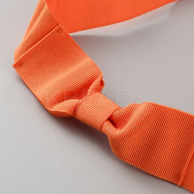 Women's Faux Suede Bowknot Stretchable Hat Band AJEW-WH0696-082S-1