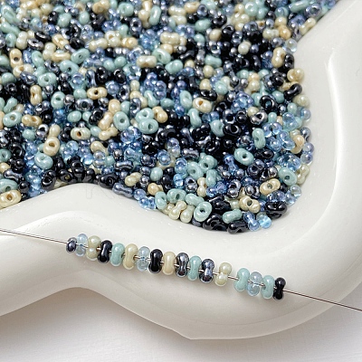 Transparent Glass Seed Beads FIND-U017-18D-1