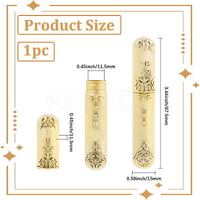 Zinc Alloy Craft Sewing Needles Case Box TOOL-WH20013-08G-1