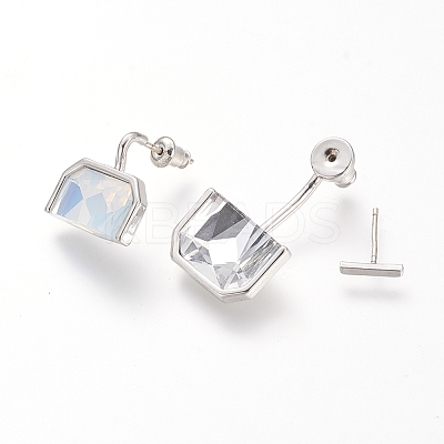 (Jewelry Parties Factory Sale)Brass with Ear Nuts EJEW-Q691-52A-1