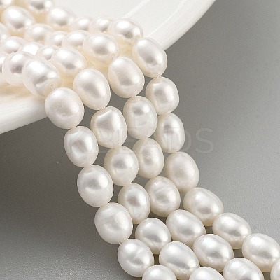 Natural Cultured Freshwater Pearl Beads Strands PEAR-P062-08K-1