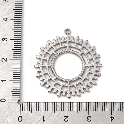304 Stainless Steel Pendants STAS-L022-519P-1