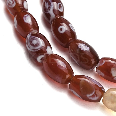 Natural Agate Beads Strands G-F811-B01-01-1