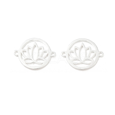 925 Sterling Silver Hollow Connector Charms STER-A046-01S-1
