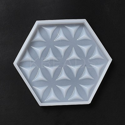 DIY Life of Flower Textured Cup Mat Silicone Molds SIMO-H009-05G-1