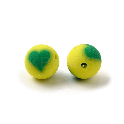 Handmade Polymer Clay Beads CLAY-I011-01B-10-1