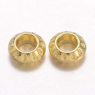 Tibetan Style Alloy European Beads TIBEB-EAA386Y-G-FF-1