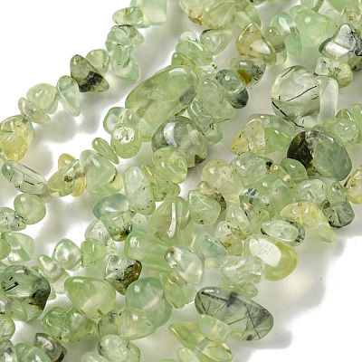 Natural Prehnite Beads Strands X-G-P332-41A-1