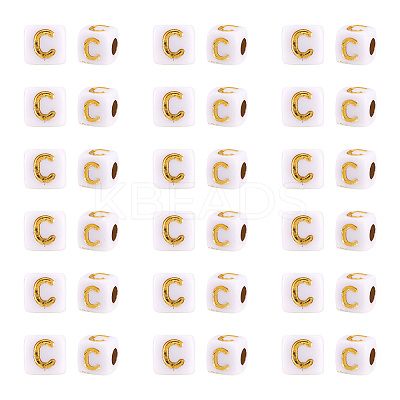 Opaque Acrylic Beads MACR-TAG0001-07C-1