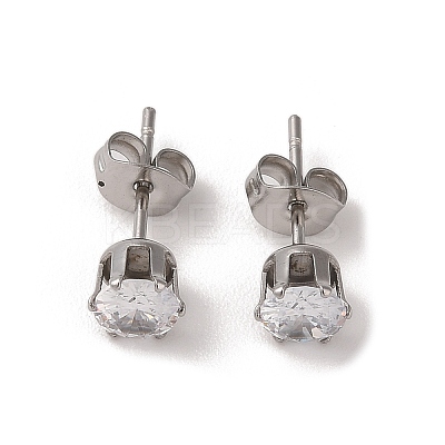 3 Pairs 3 Styles 304 Stainless Steel Hoop & Studs Earrings Set for Women EJEW-K279-13P-1