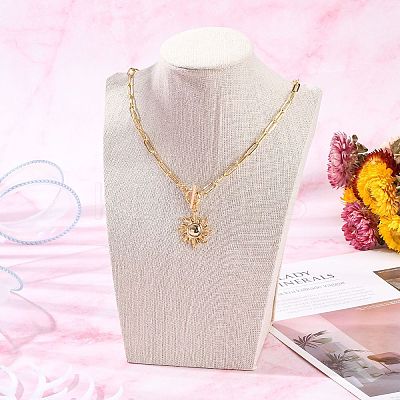 Stereoscopic Necklace Bust Displays NDIS-N006-E-06-1