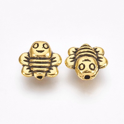 Zinc Alloy Beads PALLOY-ZN29435-AG-FF-1