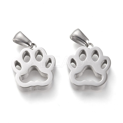 Non-Tarnish 304 Stainless Steel Pendants STAS-F253-11P-1