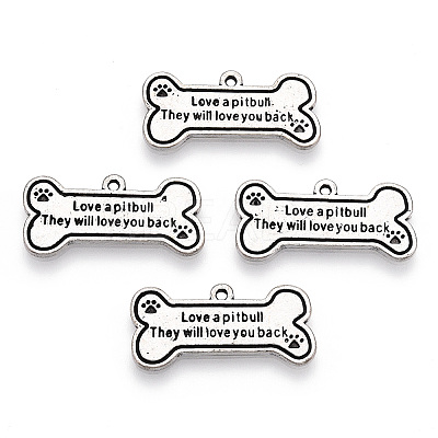Tibetan Style Alloy Pendants TIBE-Q082-007AS-A-RS-1